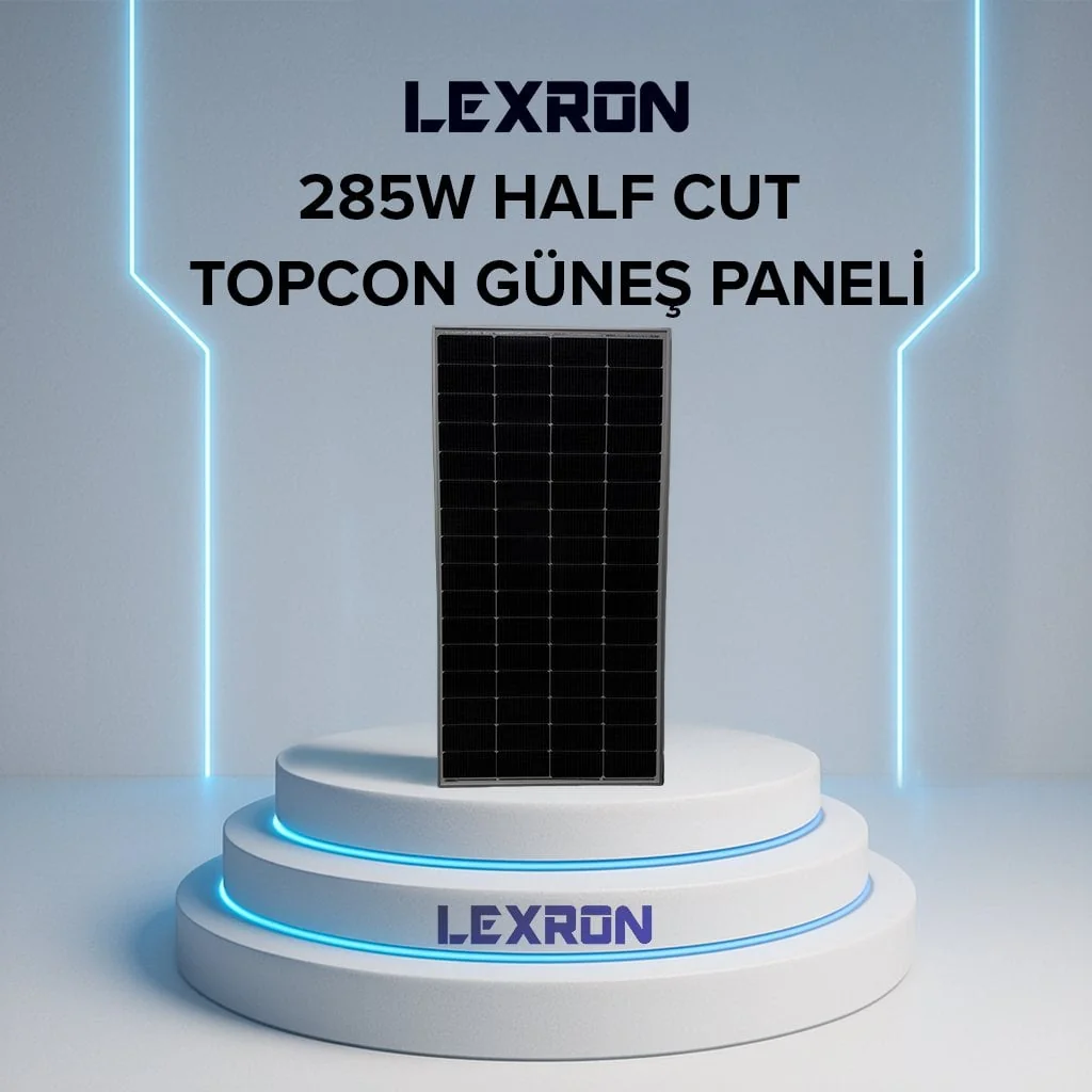Lexron  285w Half-Cut Topcon Mono Güneş Paneli
