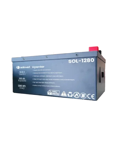 Solinved 12.8 V 100Ah Lityum Akü - Image 2