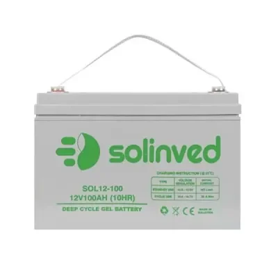 Solinved 12V 100 Ah Jel Akü